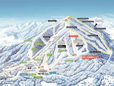 Plan des pistes Sahoro