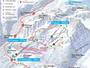 Plan des pistes Les Marécottes (Salvan)
