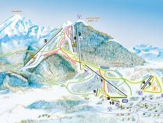 Plan des pistes Saint-Léger-les-Mélèzes