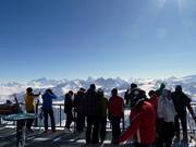 Terrasse panoramique au Mont-Fort
