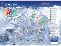 Plan des pistes Puy-Saint-Vincent