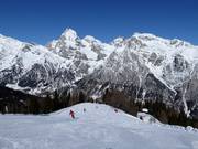 Piste Panorama avec vue sur le Pflerscher Tribulaun (3 097 m)