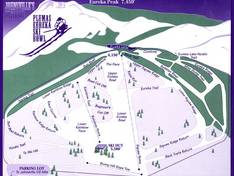 Plan des pistes Plumas Eureka Ski Bowl