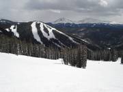 Vue sur les pistes du North Peak