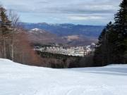 Vue sur les hébergements autour de la station de vallée