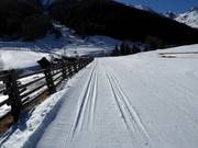 Pistes de ski de fond au centre nordique de Schlinig