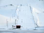Vue sur la piste au téléski Mikki refur