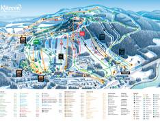 Plan des pistes Kläppen