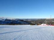 Vue sur Hundfjället jusqu'à Trysil en Norvège
