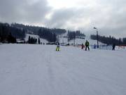 Piste facile dans le domaine skiable Krasnal à Szczyrk