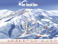 Plan des pistes Le Lioran