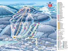 Plan des pistes Hassela