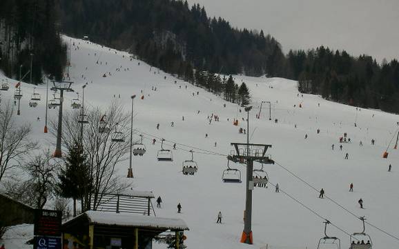 Skier à Podkoren