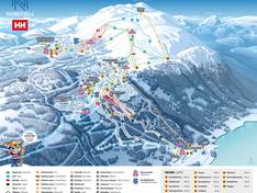 Plan des pistes Norefjell