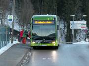 Skibus à la Nebelhornbahn à Oberstdorf