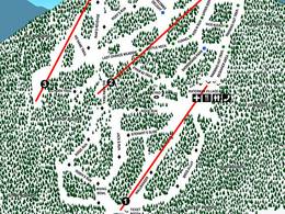 Plan des pistes Mt. Waterman