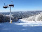 Piste de difficulté moyenne au télésiège Große Almberg