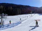 Piste pour débutants Abrahamwiese à côté de la station inférieure de la télécabine