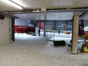 La zone d'accès aux pistes