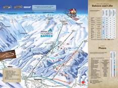 Plan des pistes Rauriser Hochalmbahnen – Rauris