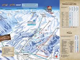 Plan des pistes Rauriser Hochalmbahnen – Rauris