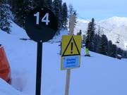 Attention : forte pente