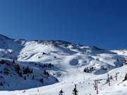 Vue sur les pentes freeride du Gallinero