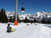 Bon plan pour les enfants :  - Faire de la luge à Flumserberg