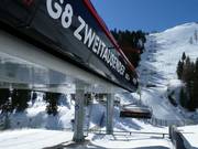 Zweitausender - 8 places | Télésiège rapide (débrayable) avec capots de protection et sièges chauffants