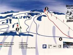 Plan des pistes Johanngeorgenstadt – Külliggut
