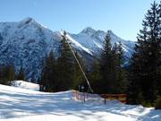 Lance à neige dans le domaine skiable Jöchelspitze