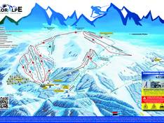 Plan des pistes Koralpe