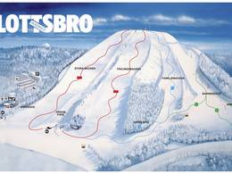 Plan des pistes Flottsbro Alpin