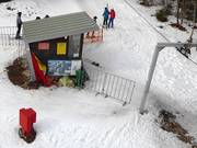 Plan des pistes au téléski