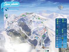 Plan des pistes Stara Planina – Babin Zub