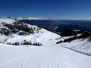 Pente raide du sommet