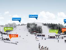 Plan des pistes Ekebyhovsbacken – Ekerö