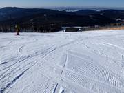 Très bonne préparation des pistes dans le domaine skiable de Spindlermühle