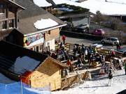 Après-ski à l'hôtel Reuti (descente vers la vallée)