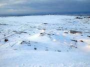 Vue sur le domaine skiable de Bláfjöll