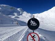 Piste de luge sur la Zugspitze