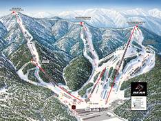 Plan des pistes Bear Mountain – Big Bear Lake