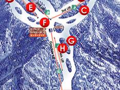 Plan des pistes Asahi Tengston