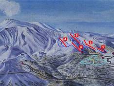 Plan des pistes Etna Nord – Piano Provenzana (Linguaglossa)
