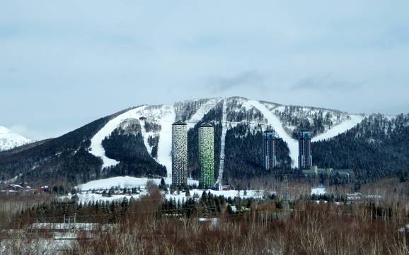 Skier près de Minamifurano