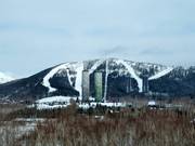 Vue sur le domaine skiable Tomamu