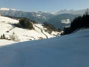 Partie intermédiaire de la piste rouge