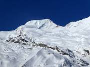 Vue sur Spielboden et Längfluh avec l'Alphubel