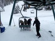 Assistance pour l'embarquement sur le télésiège