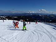 Cours de ski dans le domaine skiable